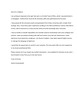 Job application letter