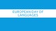 European Day of Languages