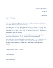 Formalus laiškas anglų kalba 1