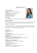 Curriculum vitae example 