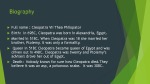 Cleopatra – the Queen of Egypt 2