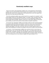 Genetically modified crops 1