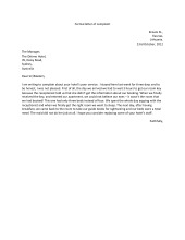 Anglų laiškas - nusiskundimas. Formal letter of complaint 1