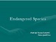 Endangered species (2)