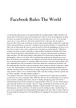 Rašinys apie Facebook