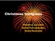 Christmas traditions and history