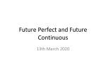 Future Perfect anf Future continous 1