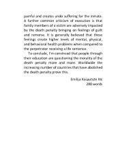 Death penalty essay 2