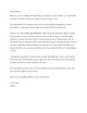 Informal letter to friend about music festival