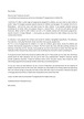 Letter about television