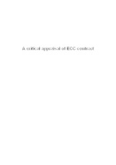 A critical appraisal of ECC contract 1