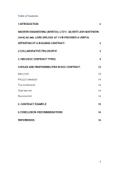 A critical appraisal of ECC contract 2
