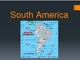 South America Pietų Amerika anglų skaidrės