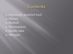 Genetically modified food 2