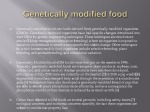 Genetically modified food 3