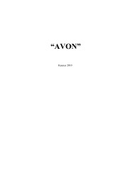 Project about AVON company 1