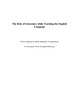 The Role of Literature while Teaching the English Language