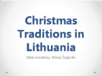 Christmas Traditions in Lithuania 1