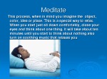 Ways of relaxing 3
