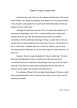 Essay of living in a small town