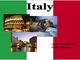 Italijos pristatymas anglų kalba