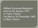 William Somerset Maugham 3