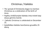 Kalėdų tradicijos Lietuvoje Christmas traditions in Lithuania 2