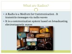 Radio skaidrės anglų kalba apie radiją 2