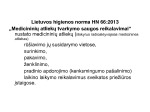 Medicininių atliekų saugos reikalavimai 2