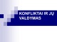 Konfliktai ir jų valdymas pristatymas