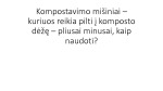 Kompostavimo mišiniai 1