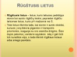 Rūgštieji lietūs projektas 2