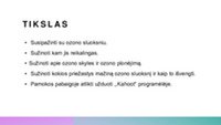 Skaidrės apie ozono sluoksnio plonėjimą 2