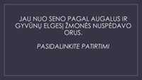 Aplinkos tarša: Bioindikatoriai 3