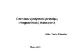 Darnaus vystimosi principų integravimas į transportą skaidrės 1