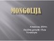 Mongolija skaidrės