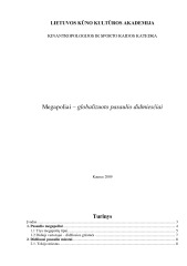 Megapoliai globalizuoto pasaulio didmiesčiai 1
