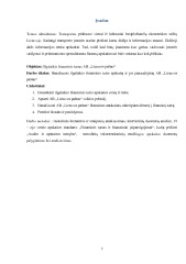 Ilgalaikio finansinio turto apskaita ir informacijos apie ją panaudojimas veiklos procesui valdyti AB „Lietuvos paštas“ 3