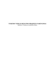 Turizmo veiklos renginio - projekto parengimas apskaita ir finansai 1