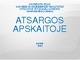 Apskaita Atsargos