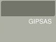 Gipso atsiradimas
