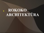 Rokoko architektūra 1