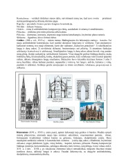 Architektūros stiliai 2