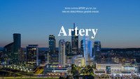 Moderni pastato architektūra: Artery projektas 1