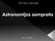 Astronomijos samprata (2)