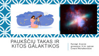Paukščių takas ir galaktikos prezentacija 1