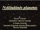 Nykštukinės planetos skaidrės