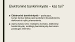 Elektroninė bankininkystė pristatymas 2