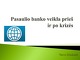 Pasaulio banko veikla prieš ir po krizės