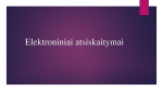Elektroniniai atsiskaitymai projektas 1